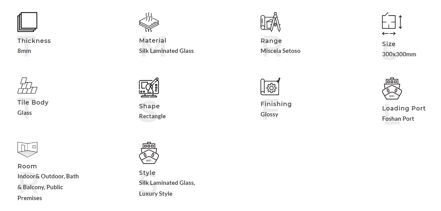 Linear Mosaic Tile-SilkbrickC Линейная мозаика-SilkbrickC