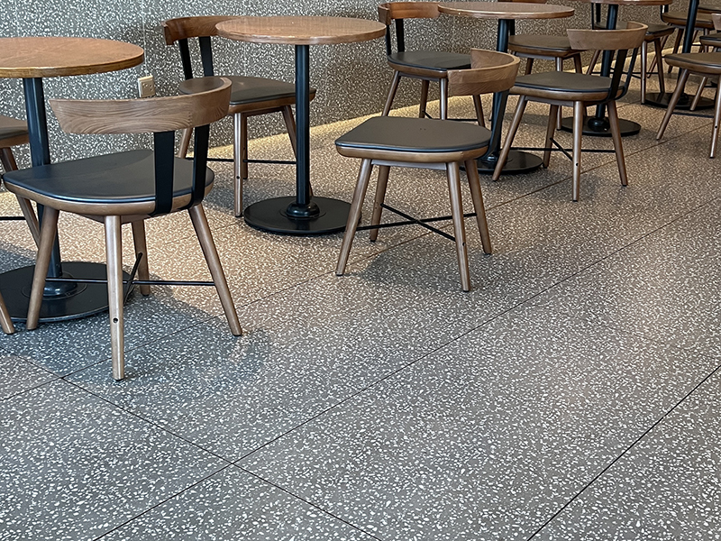 Wi -Fi Ceramics New Project - Coffee Shop Starbucks - Terrazzo Tiles