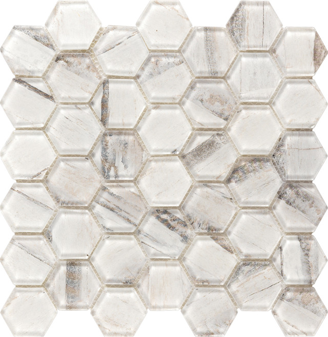 2LM-Hex109-Hexagon-Lamebled-Stone-Mosaic Tile