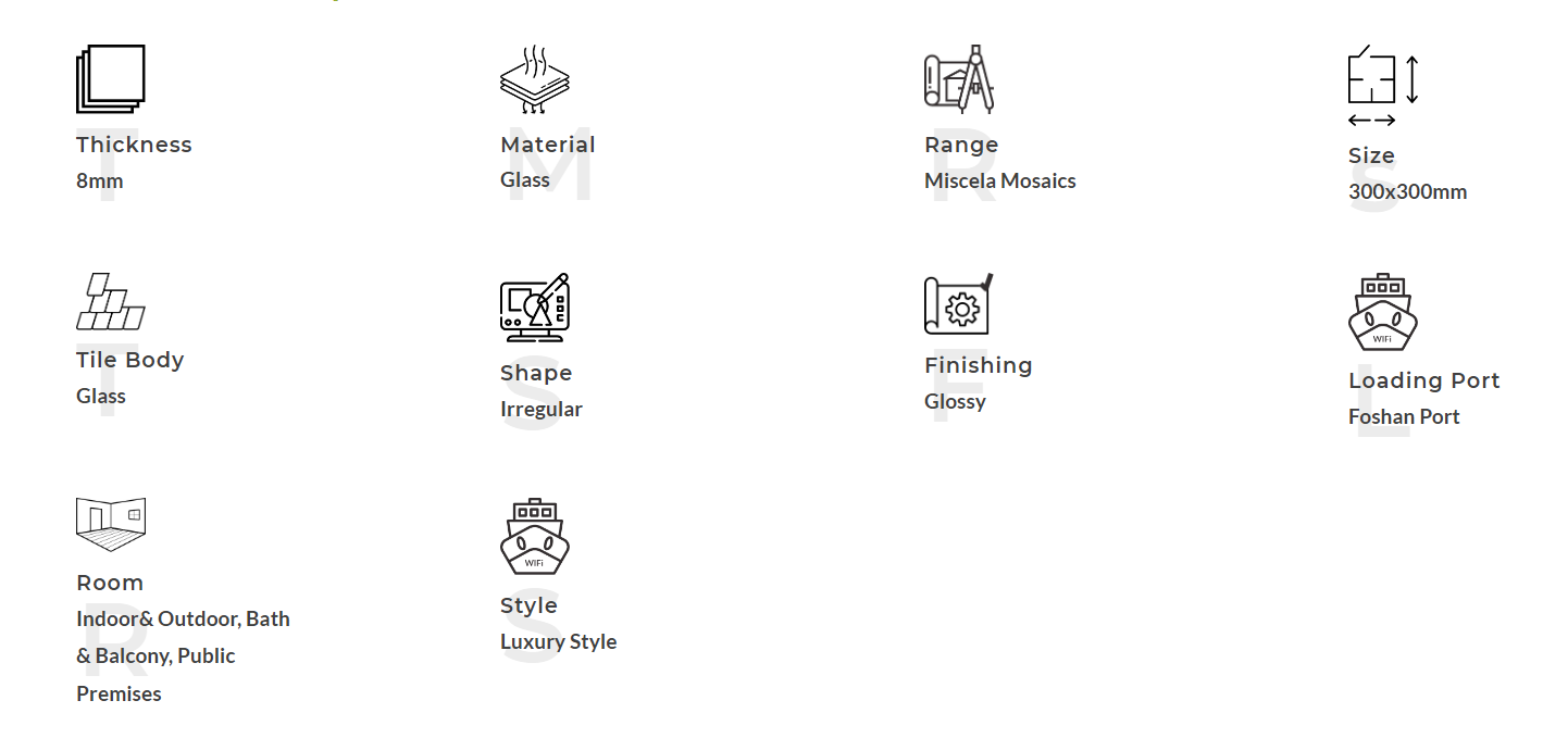 Мозаичная плитка-3DСкошенная06