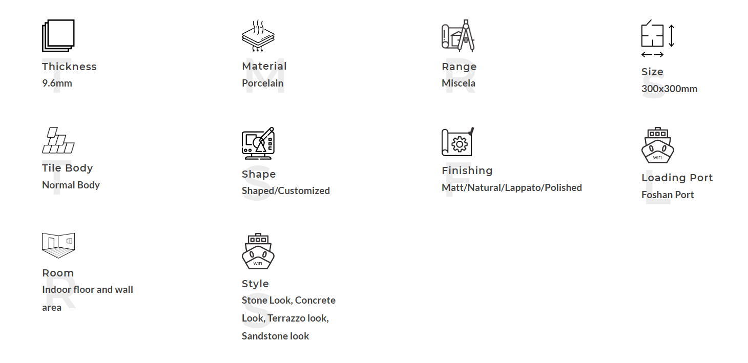 Фарфоровая Мозаика-ВАКБЕЛЫЙ