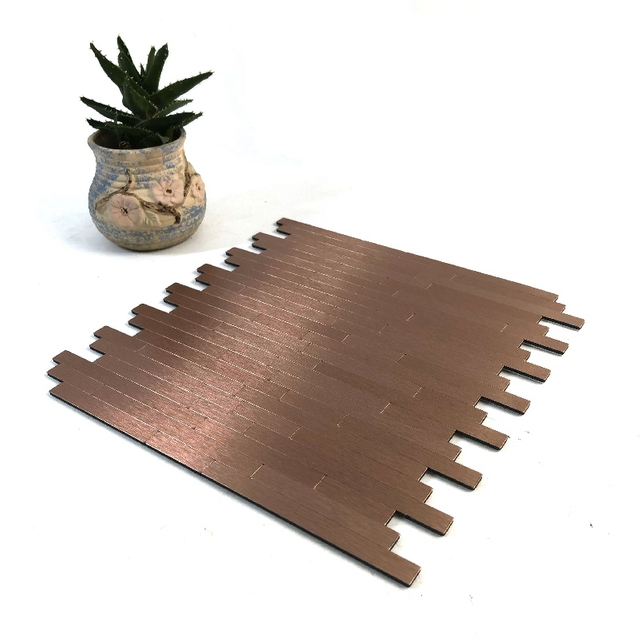 Алюминиевая мозаичная плитка из розового кольца