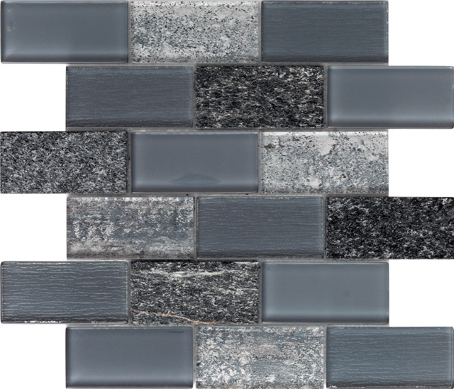 Стеклянная плитка Backsplash Grey - Nerona classcal01