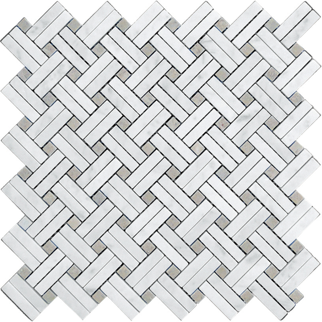Waterjet Marble Mosaic - Bianco