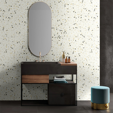 Зеленая плитка терраццо