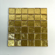 Золотая фольга гальваническая стеклянная мозаика