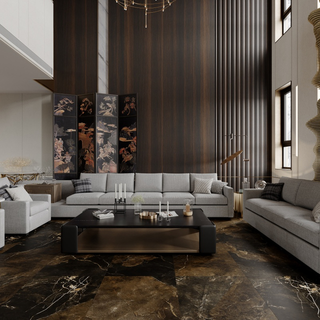 600x1200 мм текстурированная поверхностная плитка-P6234