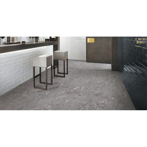 Противоскользящая керамогранитная плитка для балкона-Quee Stone Coffee Gvey