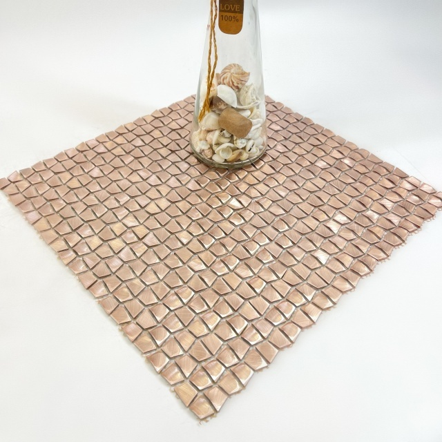 Премиальная золотая алюминиевая сетка мозаичная мозаика-SAK02