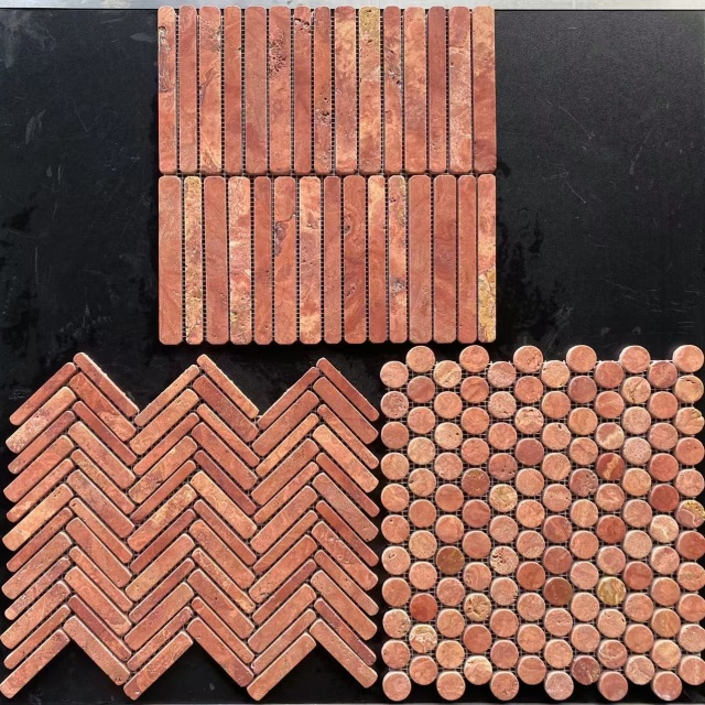Travertine Rosa Mosaic плитка