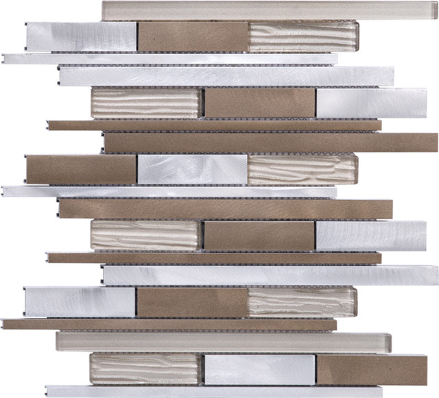 Роскошная алюминиевая настенная мозаика