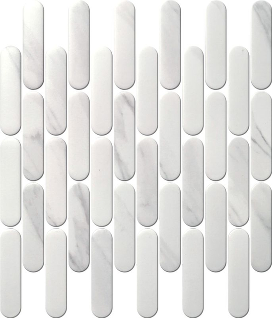 Керамическая мозаичная плитка Cararra White 