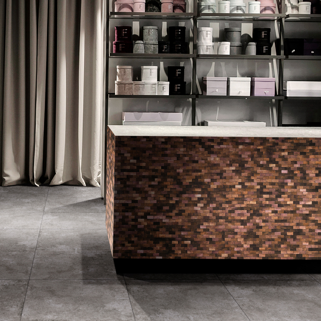 Мозаичная пограничная плит