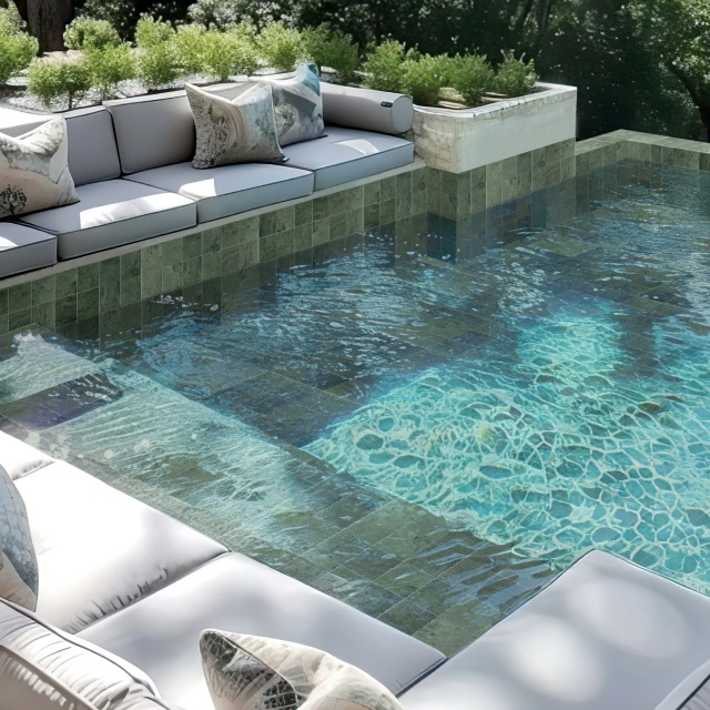 Bali Green Sukabumi Каменная плитка 150x150 мм