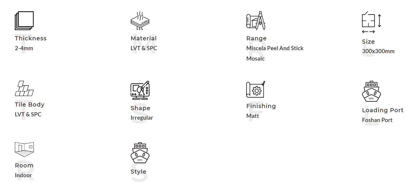 Премиум ПВХ мозаика-F01