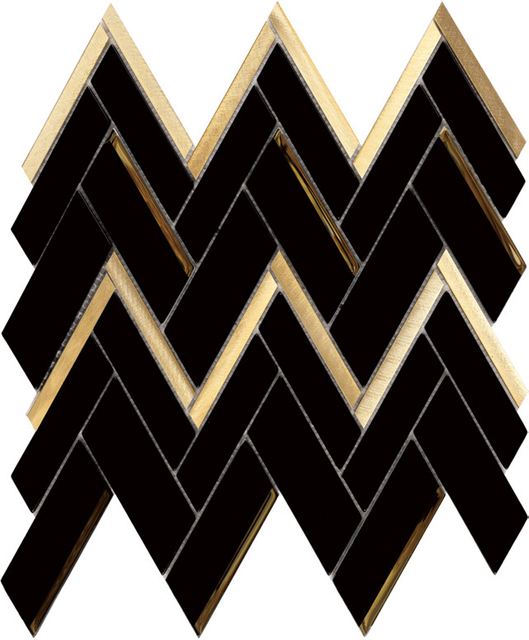 Кухонная стеклянная мозаичная плитка - 3dbevelled04