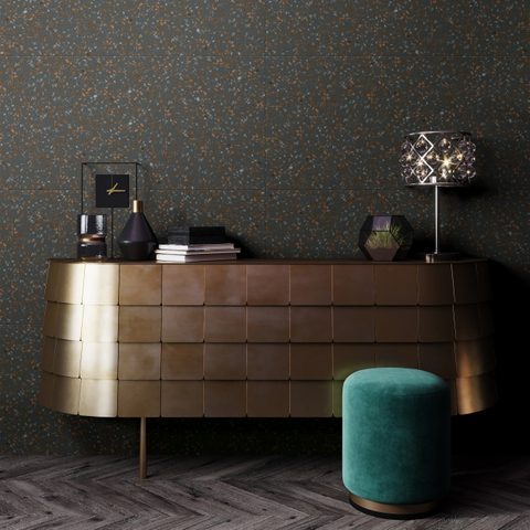 Черная плитка терраццо