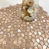 Современное розовое золото сплошное алюминиевое мозаика-SAK05