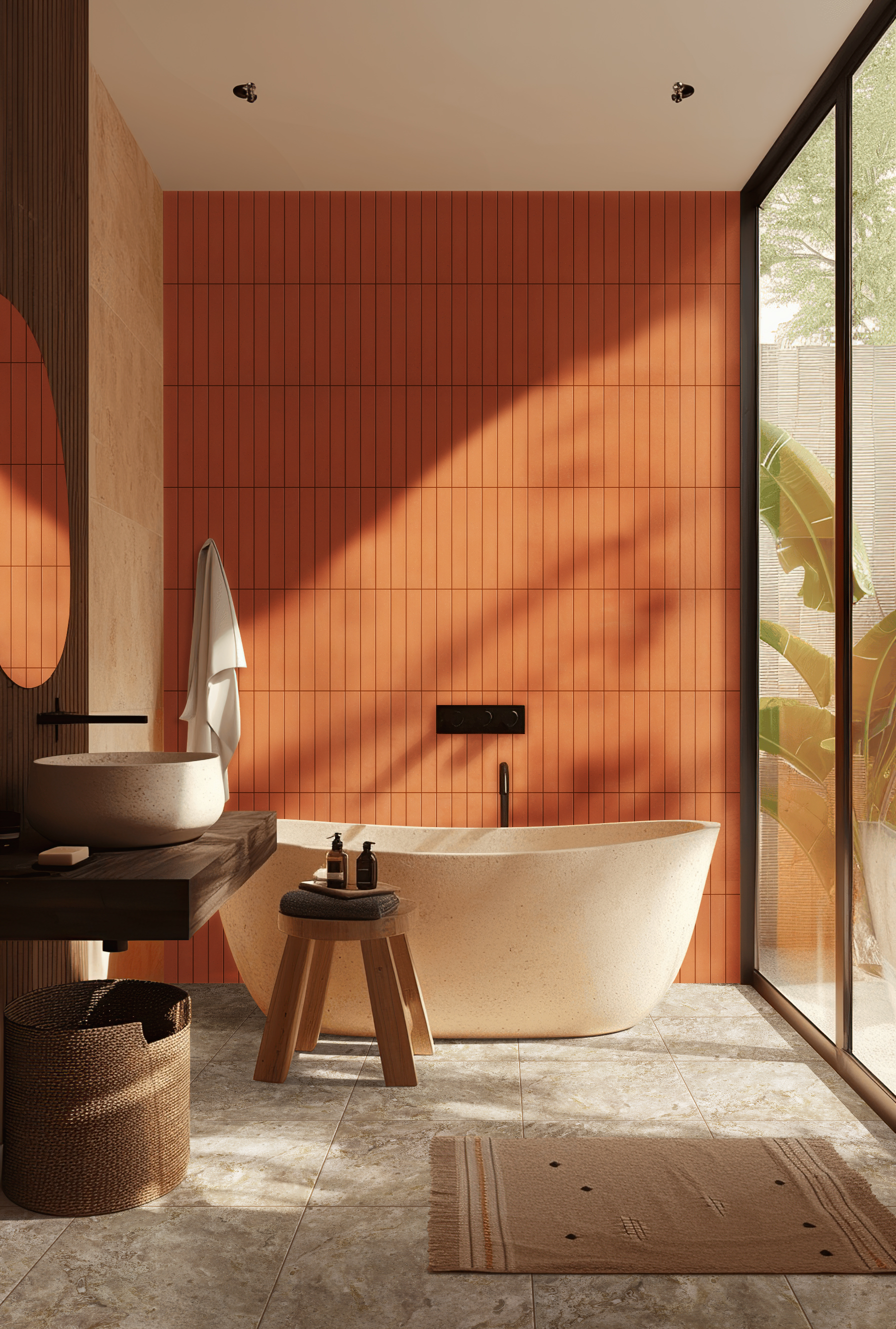 Пол и декор для ванной комнаты