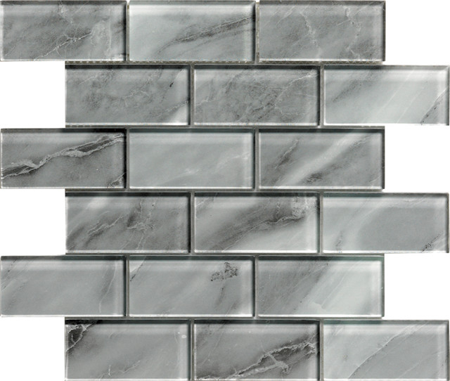 Brown Glass Backsplash - Laminted Stone06