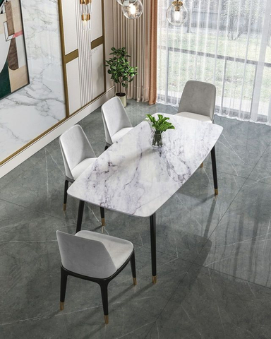 Hua White Spinted Stone