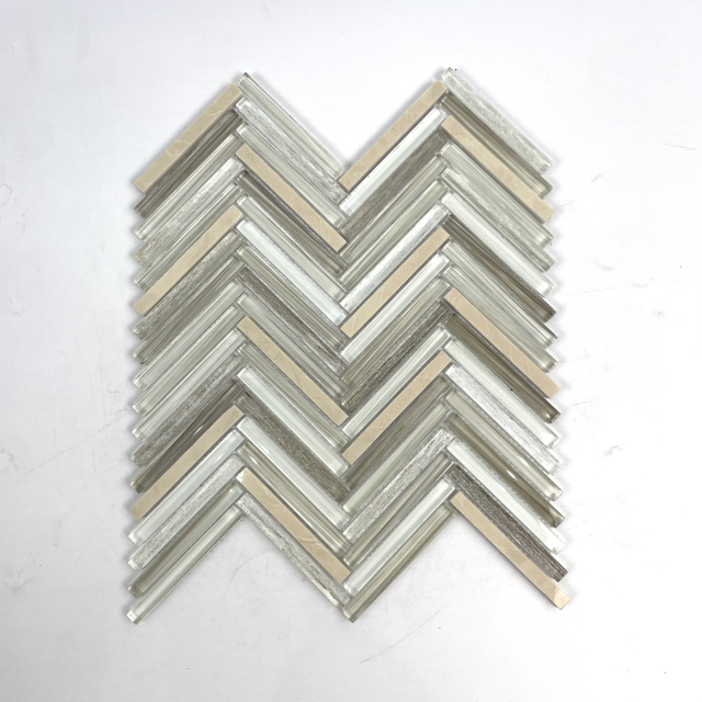 Элегантная стеклянная каменная мозаика