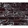 Мраморная мозаика Rosso Levanto Strip-JLH24