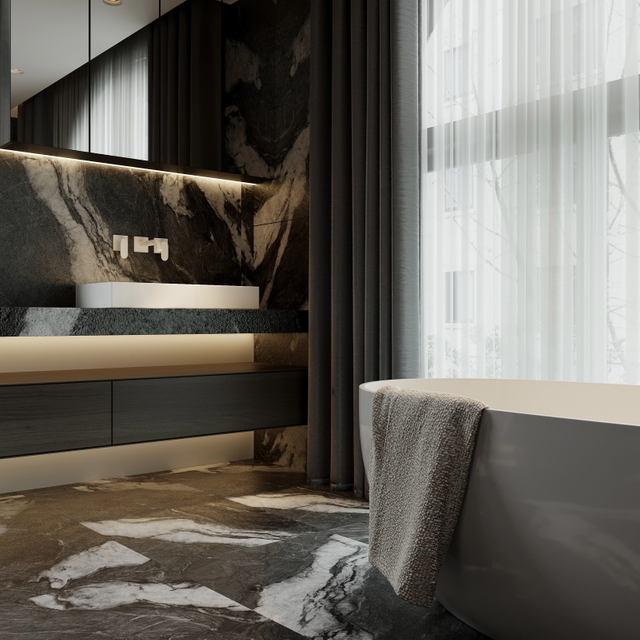 600x1200 мм черные мраморные плиты плитки-P6232