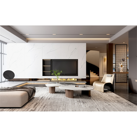 Белый мраморный спеченный камень-DB2M243CR-Y