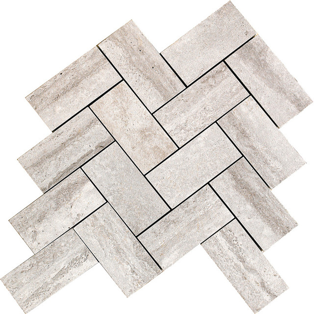 Белая фарфоровая мозаика