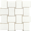 Мозаика из натурального камня-Тассос Белый