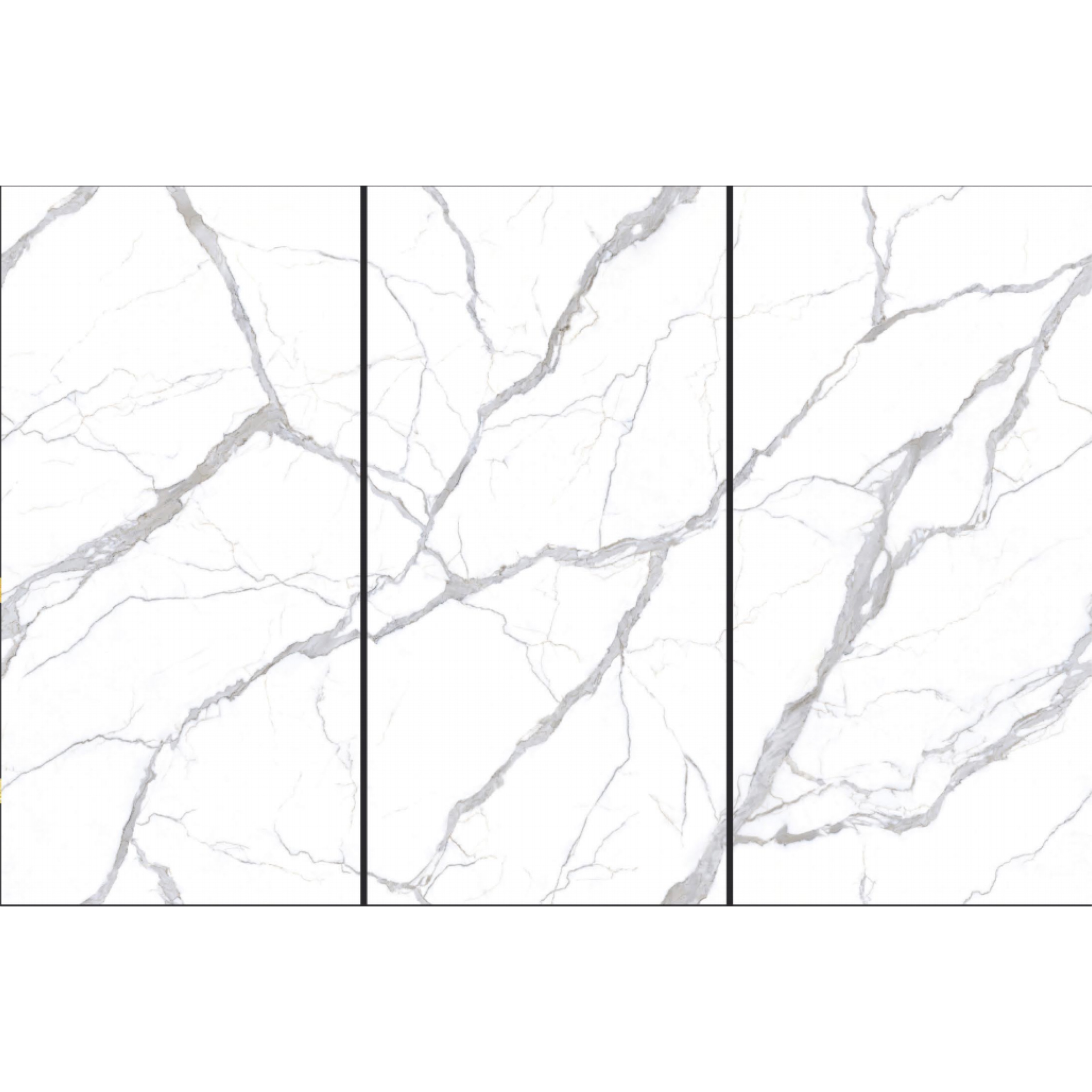 Фарфоровая плита Calacatta под белый мрамор