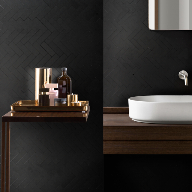 Черная мозаичная плитка наклейки