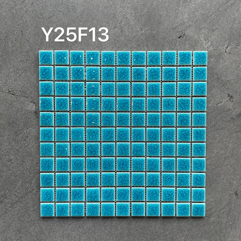 25x25 мм Crackle Glaze Ceramic Mosaic