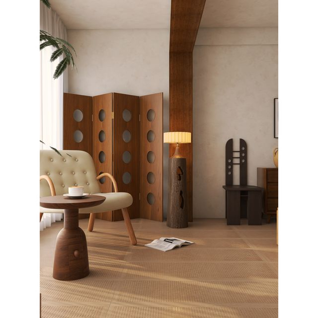 Напольная плитка из фарфора под дерево-MG55