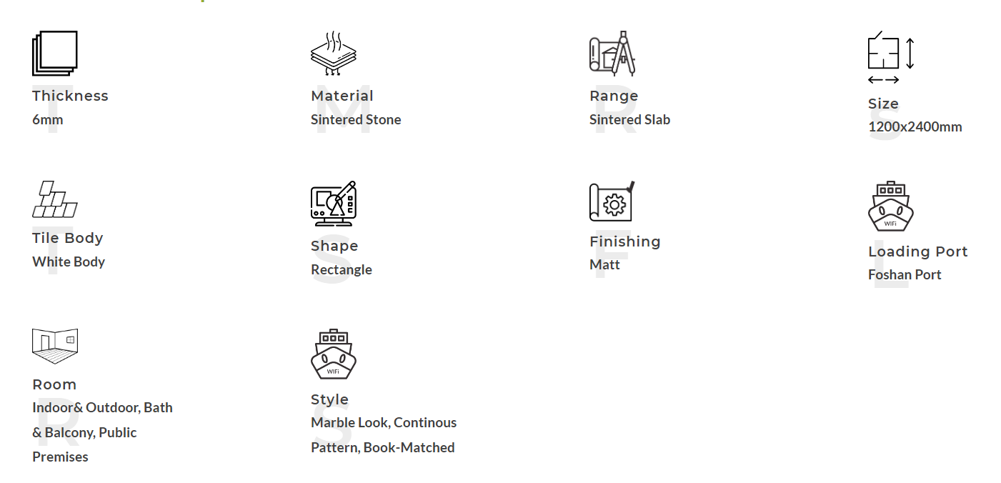 Столешницы из спеченного камня