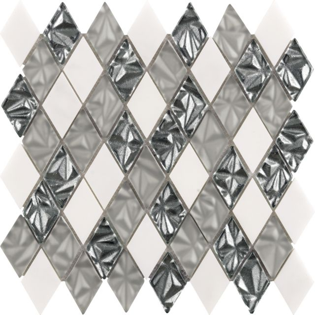 Стеклянная мозаичная стена - Diamondb